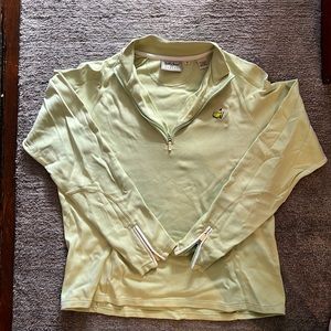Light used Bobby Jones masters 1/4 zip in light lime green